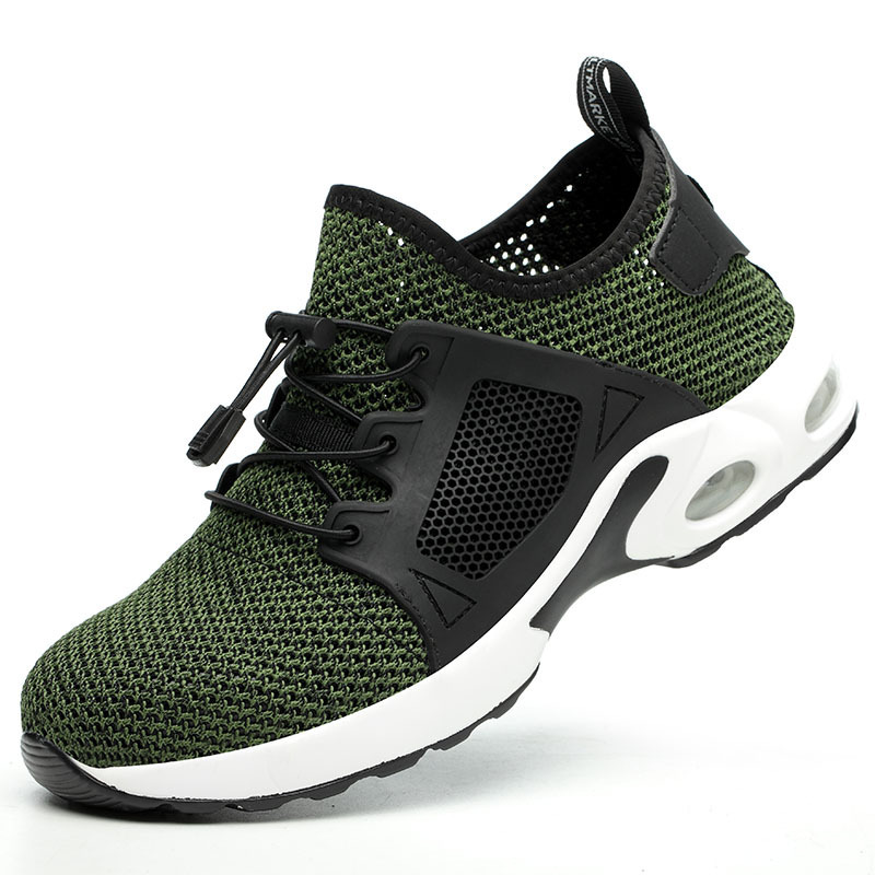 Four Seasons Fly Weaving Breathable Anti-static Safety Shoes – Bild 4