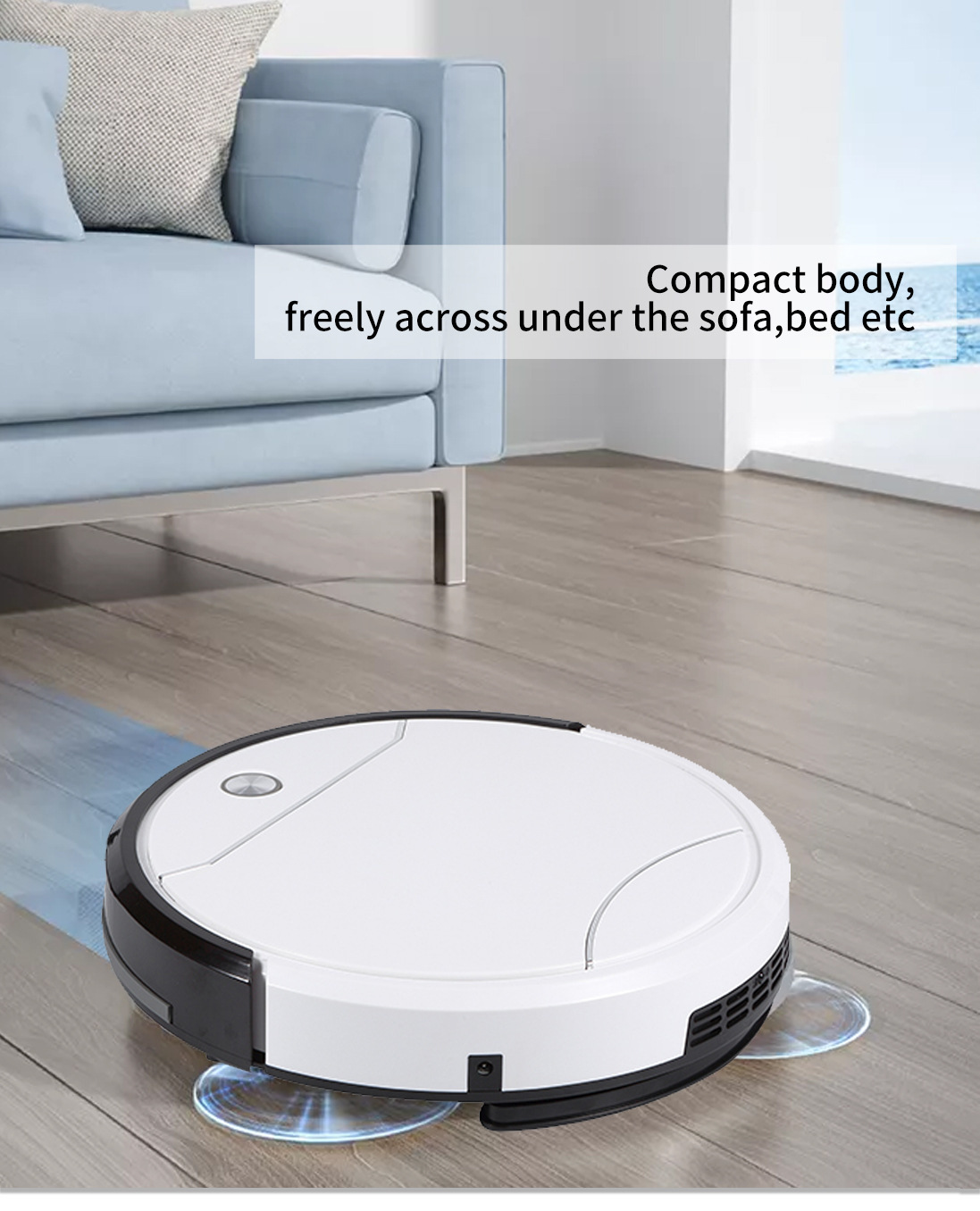 Beautiful Jieshi Automatic Recharge Remote Control Operation Suction Sweeping Mopping Three-in-one Intelligent Household Sweeping Robot — изображение 6