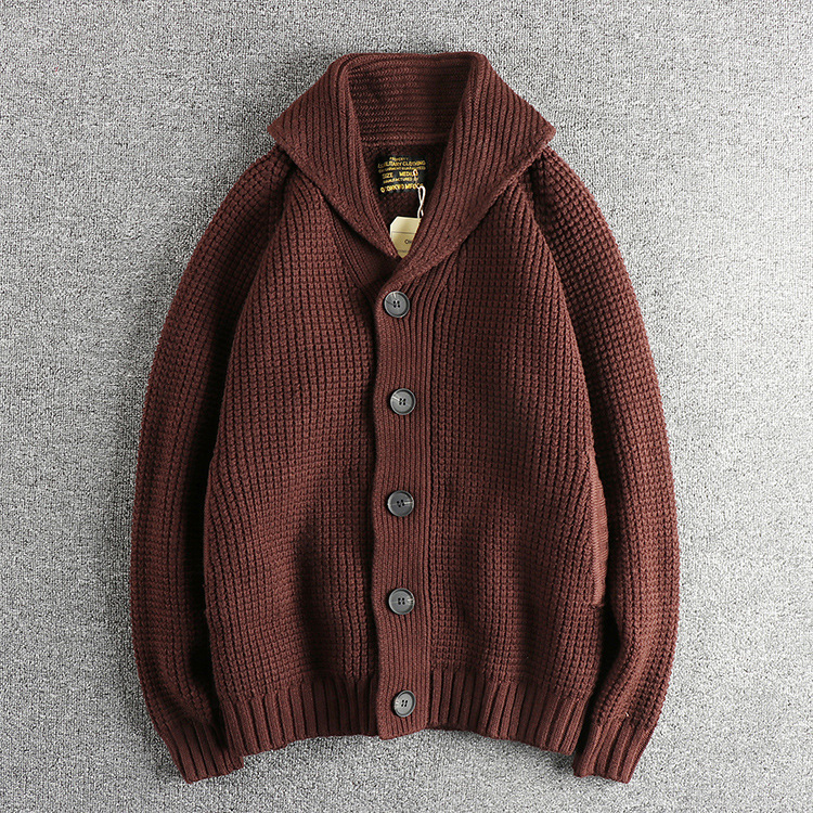 Men's Vintage Wool Blended Sweater — изображение 6