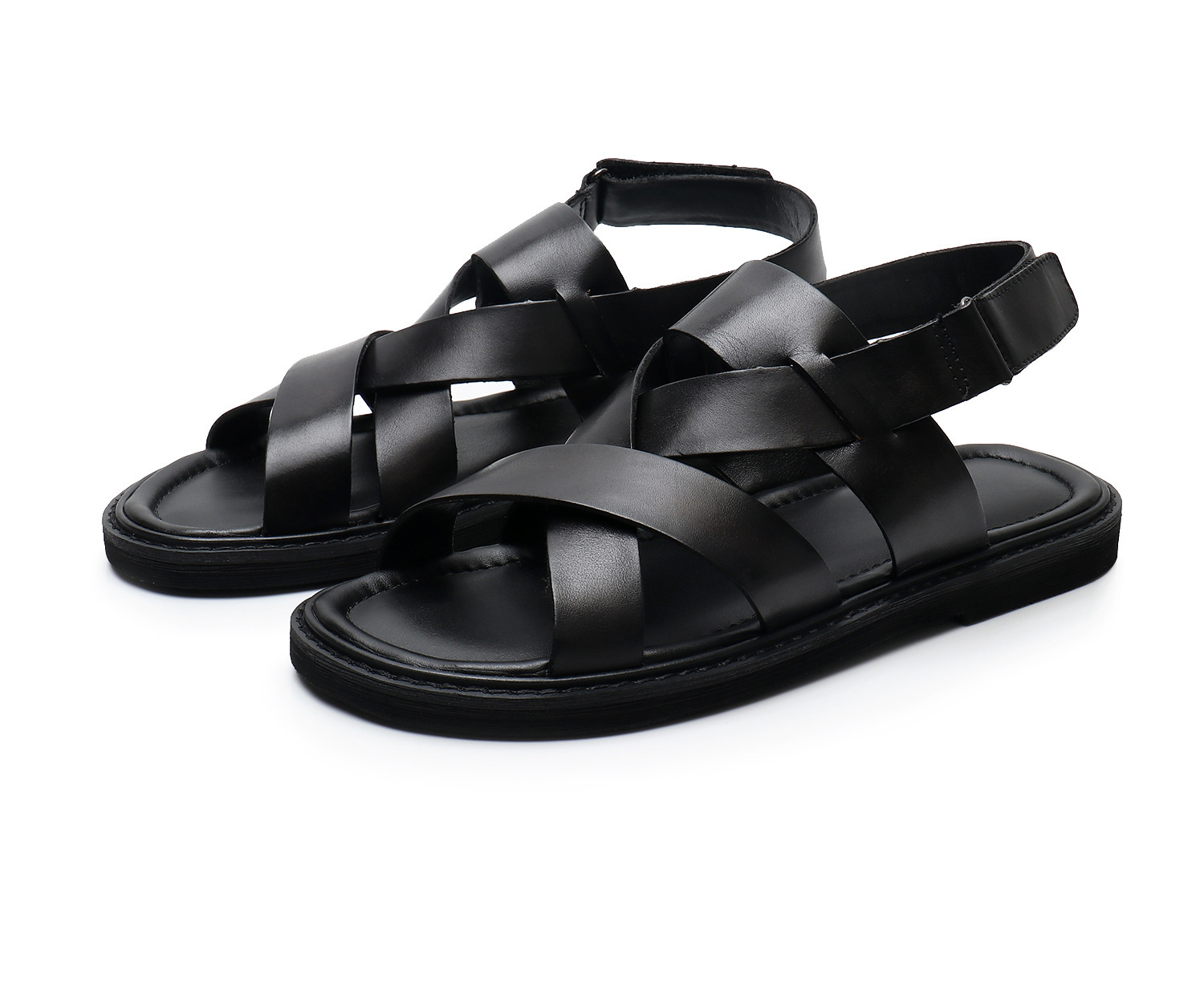 Summer Genuine Leather Casual Sandals Men – Bild 5