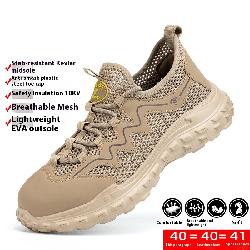 Steel Plate Lightweight Welder Safety Shoes - Image 2