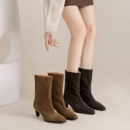 Special Interest Light Luxury Handmade Female Retro Boots