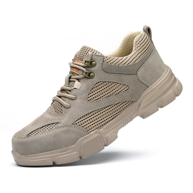 Men's Fashionable Breathable Anti-smashing And Anti-penetration Safety Shoes - Image 2