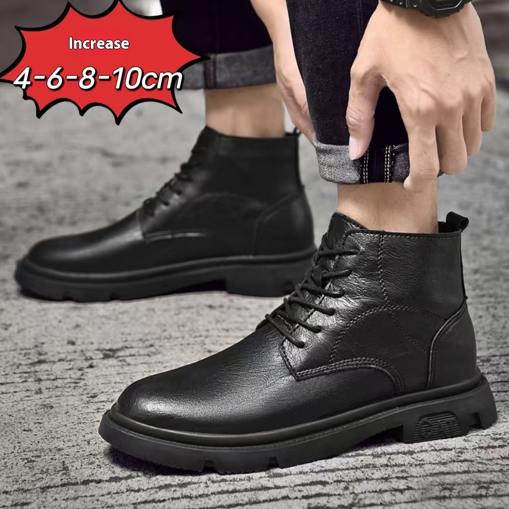 Martin Boots Men's Autumn Elevator Shoes 10cm Breathable - Image 3