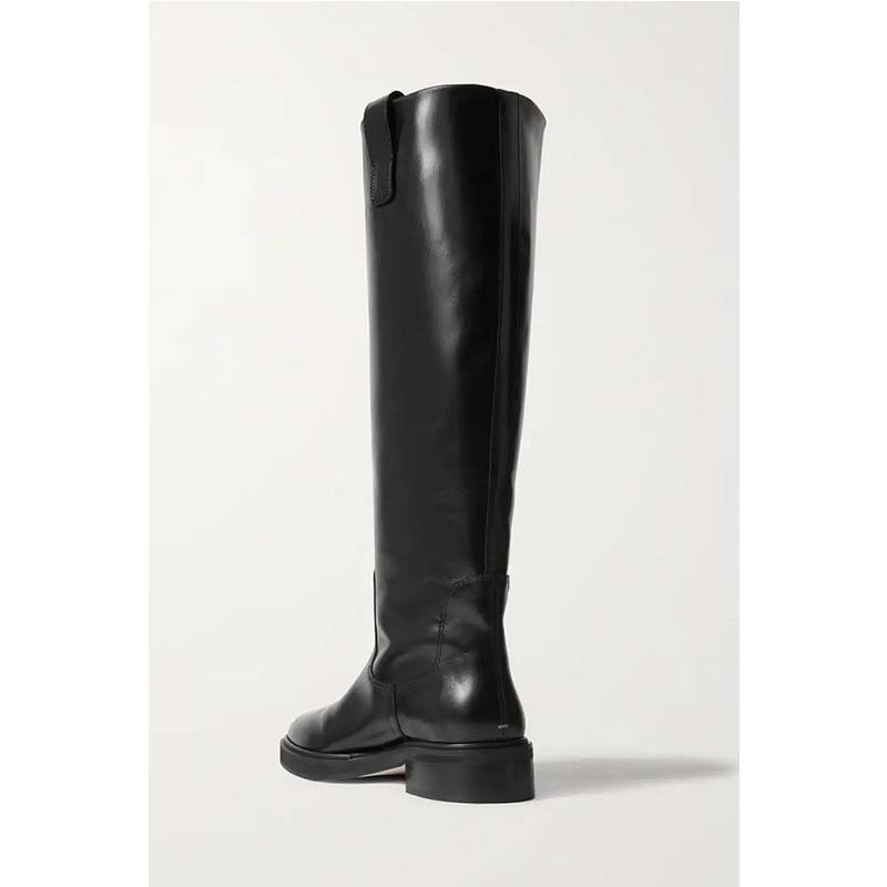 Autumn And Winter Low Heel Large Tube Circumference Boots - Image 4