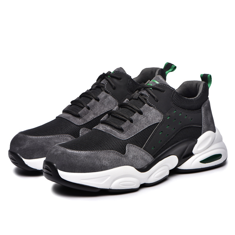 New Breathable Safety Shoes Men's Flying Knitting – Bild 6