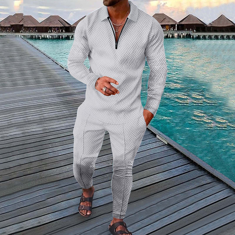 Autumn Long-sleeved Trousers Two-piece Sports And Leisure Men's Suit - Image 6