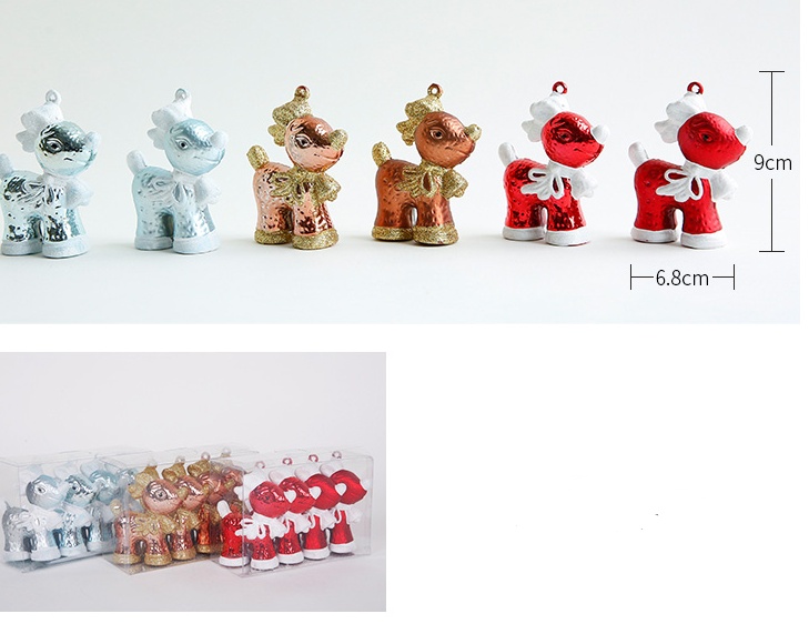 Christmas Ornaments Cute Gifts Reindeer Balls Stars Gingerbread Man Christmas Pendant Ornaments Charm - Image 7