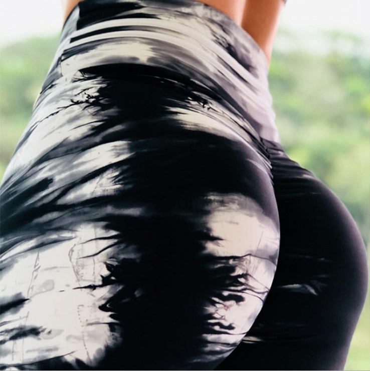 Gradient digital print yoga pants - Image 5