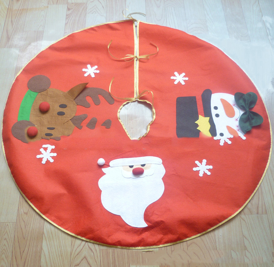 Christmas Tree Skirt High Grade Hotel Christmas Decoration Tree Skirt Layout — изображение 2