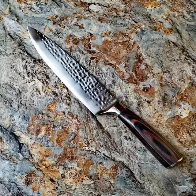 Damascus Pattern Chef's Knife Japanese Cuisine Knife — изображение 5
