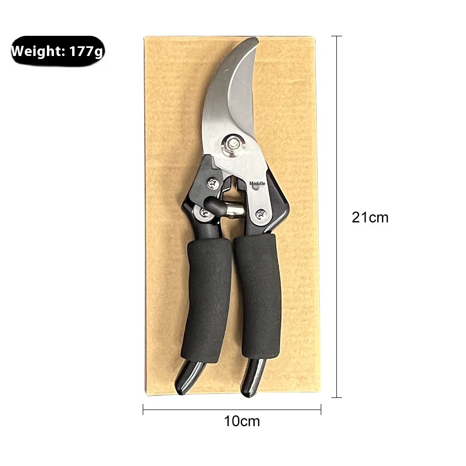 Strong Stainless Steel Pruning Shear Labor-saving Garden Bonsai Gardening Coarse Branch Shears Multifunctional - Image 7