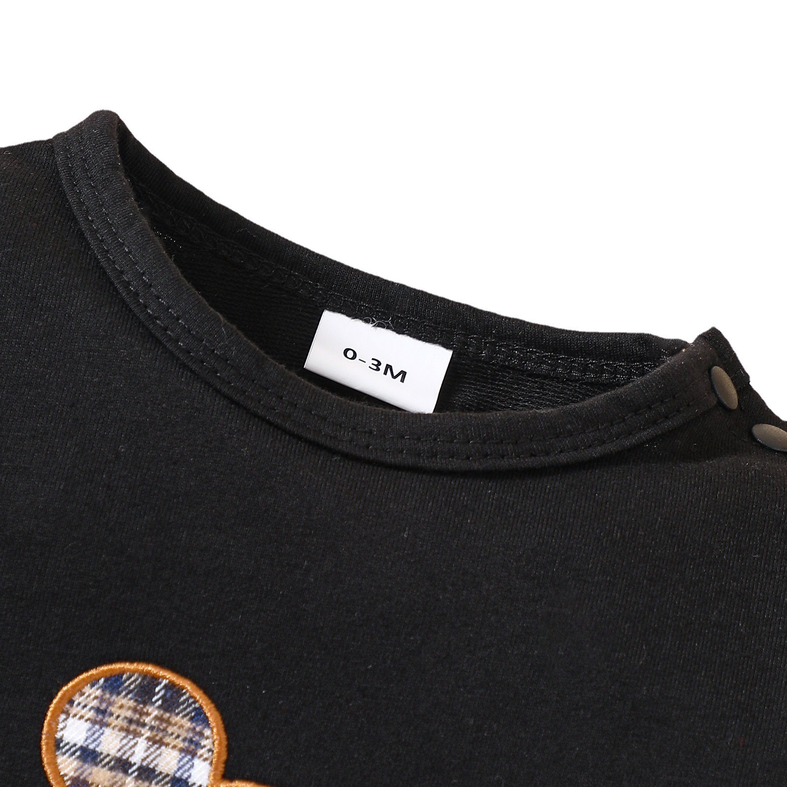 Letter Embroidery Cute Baby Onesie - Image 5