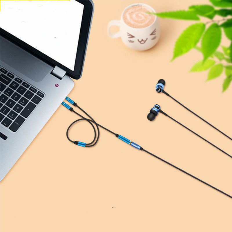 Phone Headset 3.5mm Round Connector To Desktop PC Notebook 2 In 1 Adapter Cable