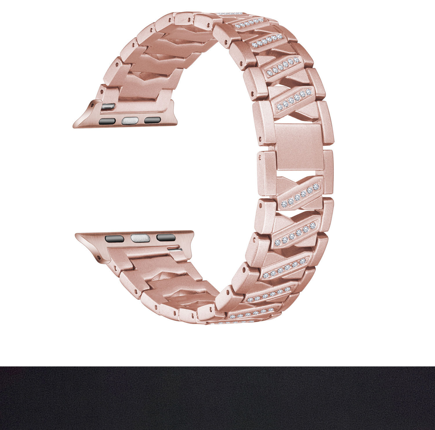 Compatible with Apple , Fashion Atmosphere Metal Diamond Watch Band – Bild 6