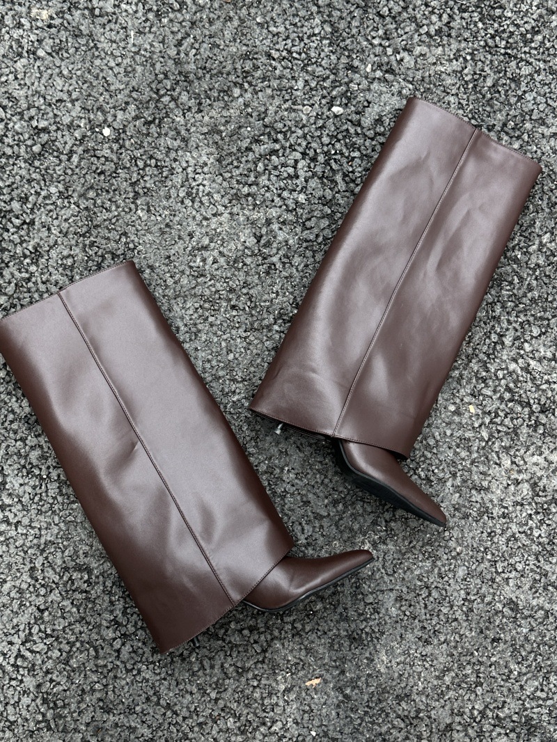 New Pointed Toe High Heel Boots Children - Image 6