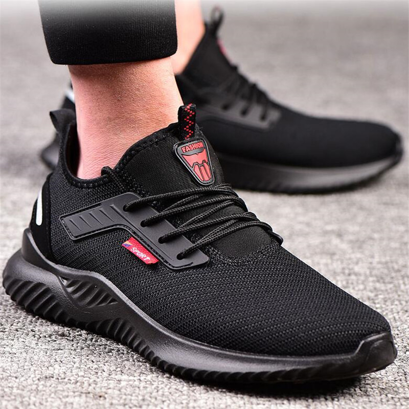 Men's Safety Protection Anti Smashing And Anti Puncture Work Shoes - Image 4
