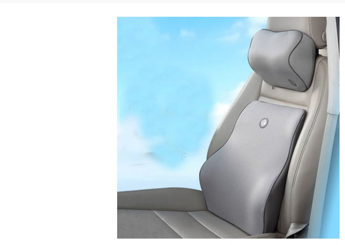 Memory Foam Car Headrest Neck Pillow Lumbar Support - Image 7