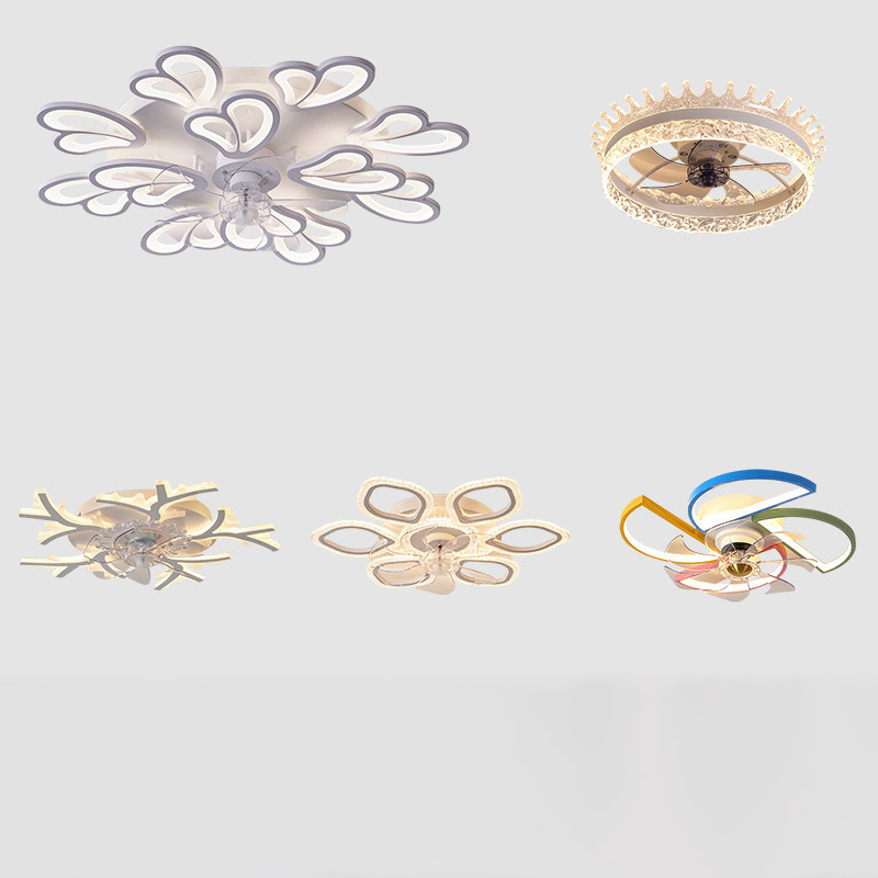 Modern Simple Living Room Light New Quiet Bedroom Ceiling Fan Light - Image 7