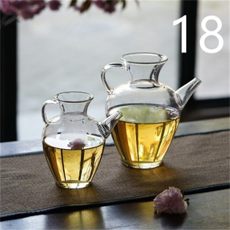 Handmade High Temperature Resistant Imperial Concubine Warm Wine Glass Jug Set - Image 4