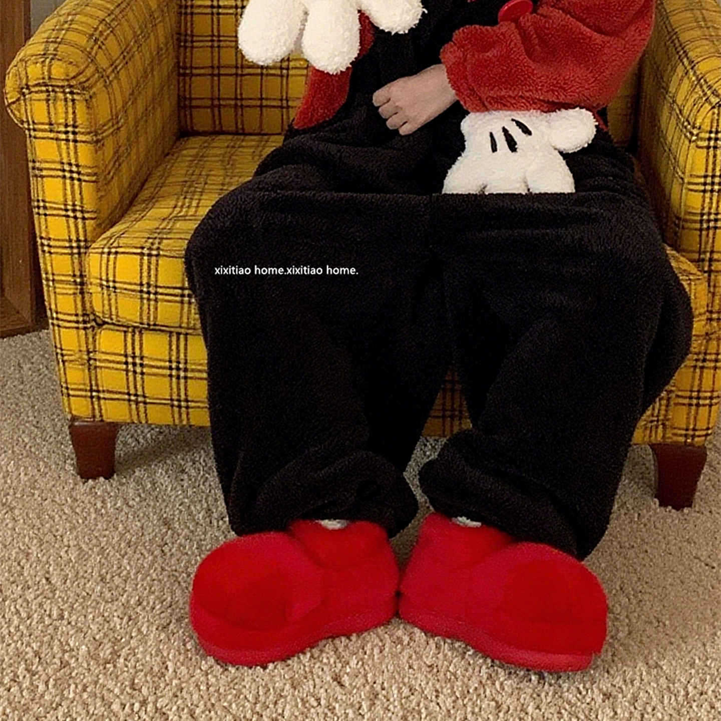 Cute Fashion Big Head Furry Boots For Women – Bild 4