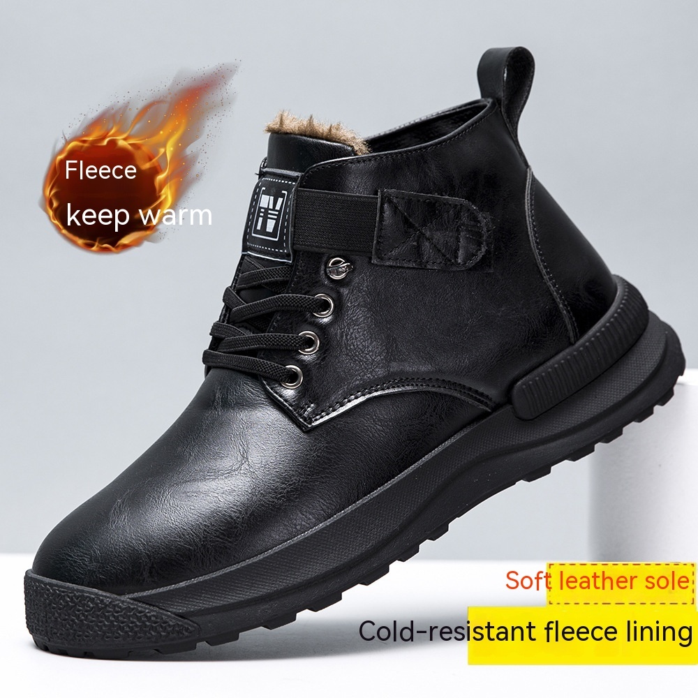 Martin Boots High-top Platform Warm With Velvet - Image 5