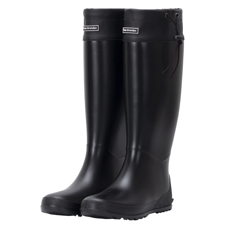 Stocking Slim Fit High-top Casual Rain Boots - Image 6