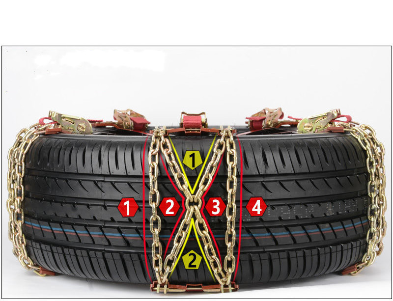 Anti-skid chain universal iron chain automobile car off-road vehicle — изображение 2