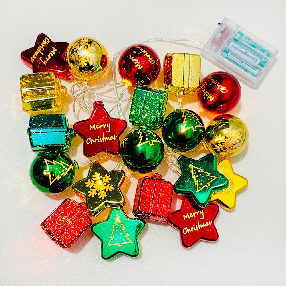 Christmas Party Decorations Scene Layout Atmosphere Lighting Chain - Image 6