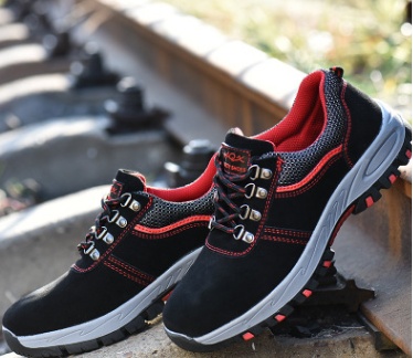 Wholesale four seasons steel toe caps anti-smashing stab-resistant protective shoes lightweight breathable work shoes deodorant safety shoes — изображение 3