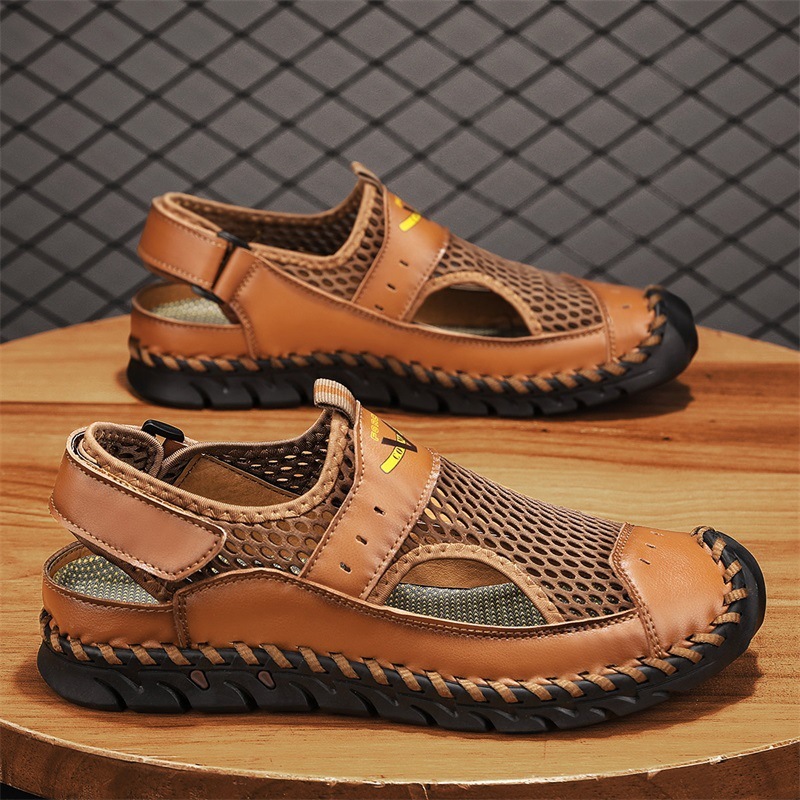 Breathable Beach Men's Mesh Sandals - Image 2
