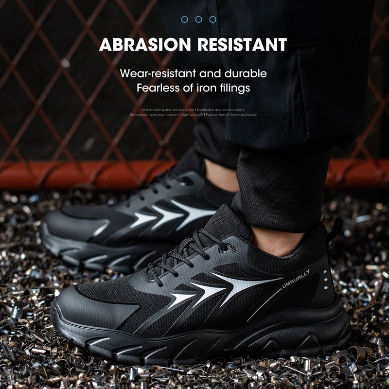 Labor Protection Anti-smashing And Anti-penetration Safety Shoes Steel Toes – Bild 7