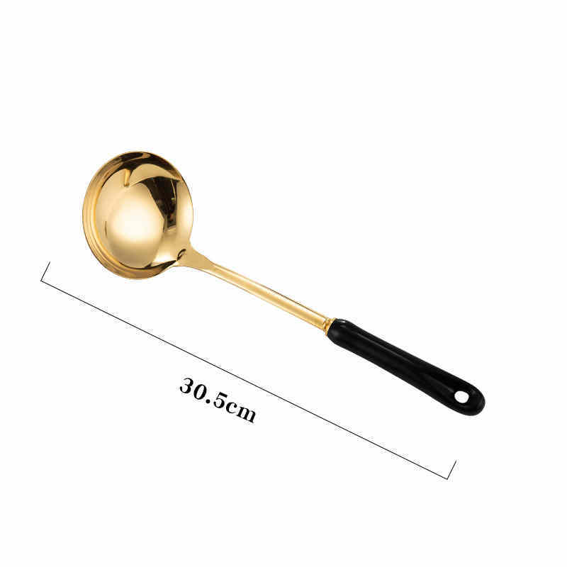 Nordic Stainless Steel Kitchen Utensils Spatula Ceramic Handle - Image 5