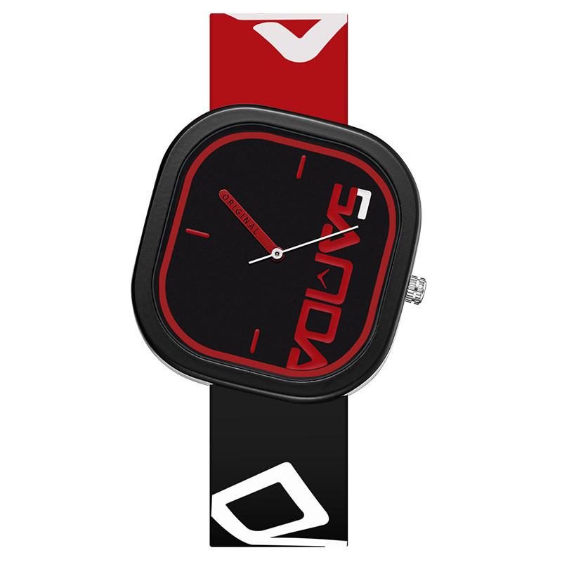New Silicone Square Fashion Trend Waterproof Watch — изображение 3
