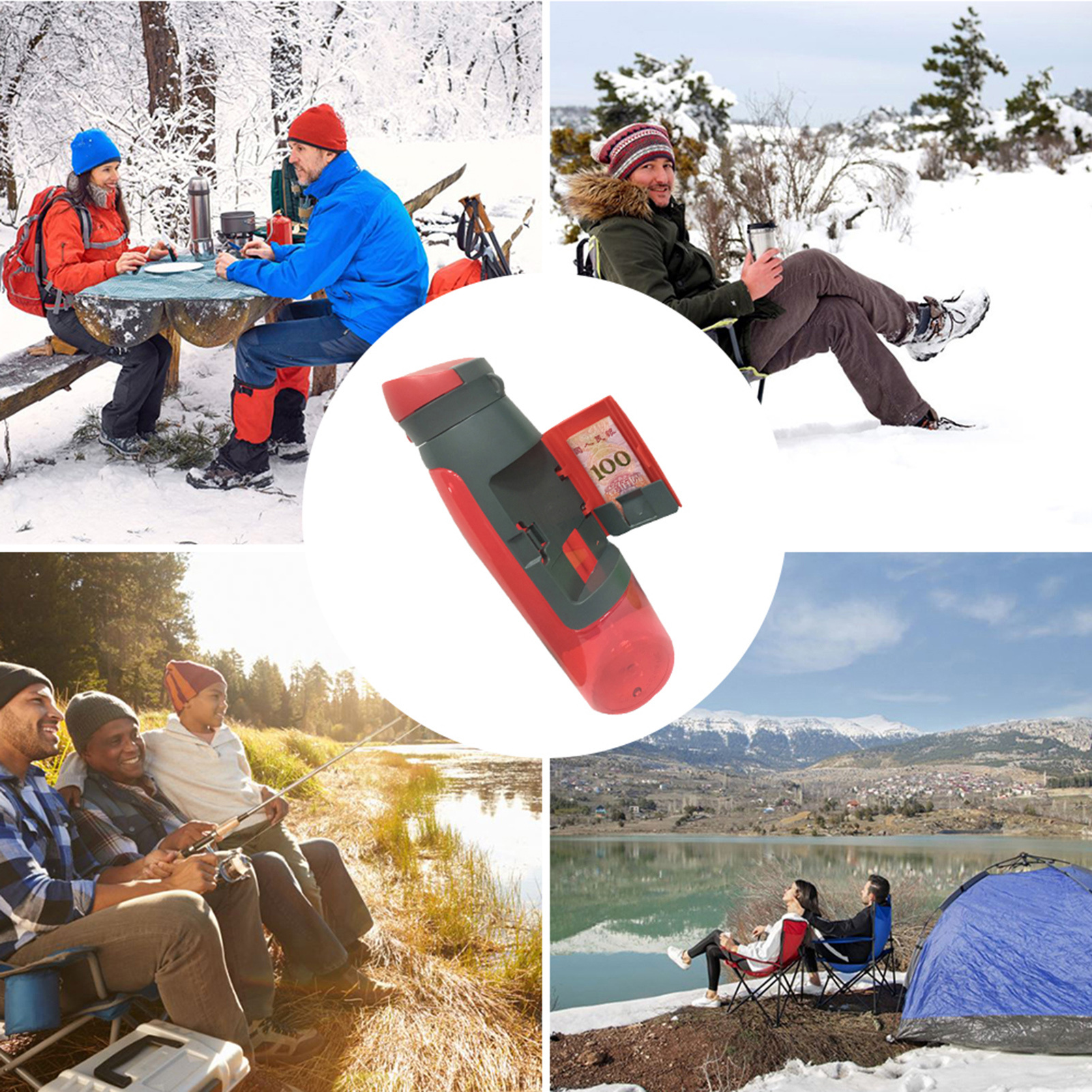 Water Bottle Shape Surprise Secret Diversion Hidden Security Container Stash Safe Box Plastic Stash Jars Safe Organization – Bild 3