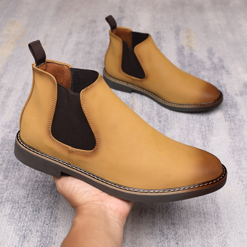 Frosted Martin Boots British Pointed Trendy All-match - Image 5