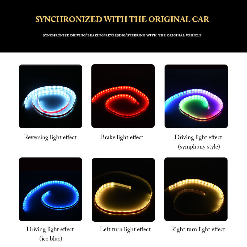 Car LED Tail Box Streamer Multi-mode Dimming Marquee — изображение 5