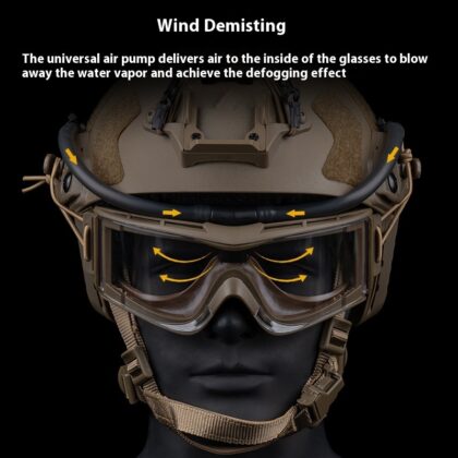 Portable Motorcycle Tactical Demister Goggles