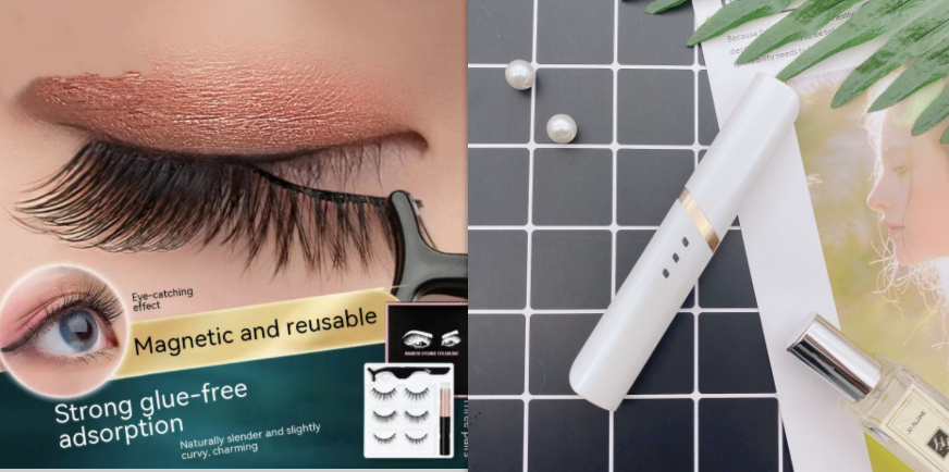 Liquid Eyeliner Magnetic False Eyelashes Set Five Pairs Of Glue-free Magnetic Eyelashes — изображение 3
