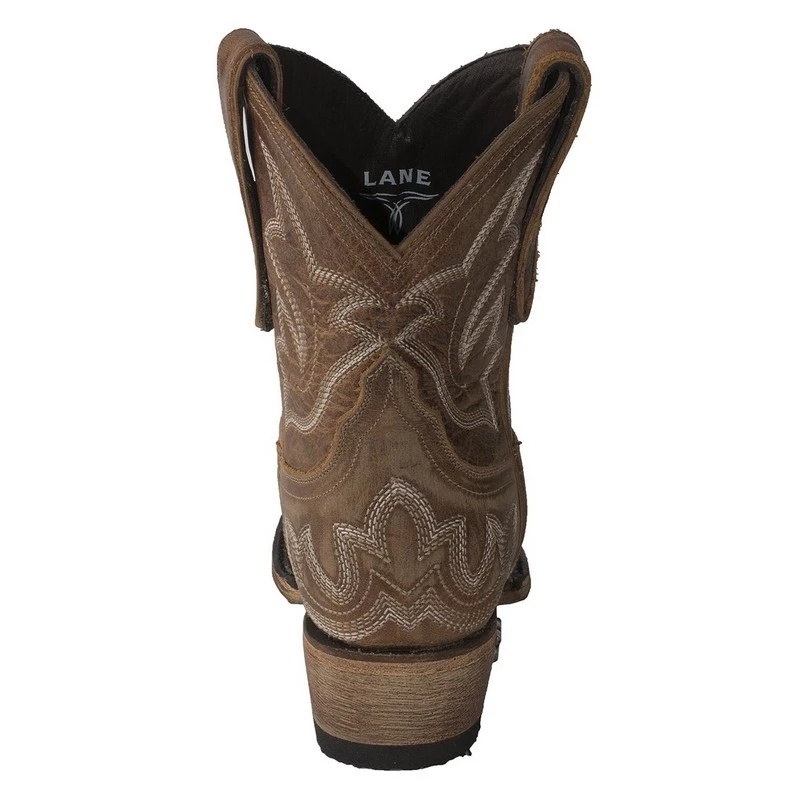 Women's Embroidered Pointed Leather Boots In Plus Size - Image 5