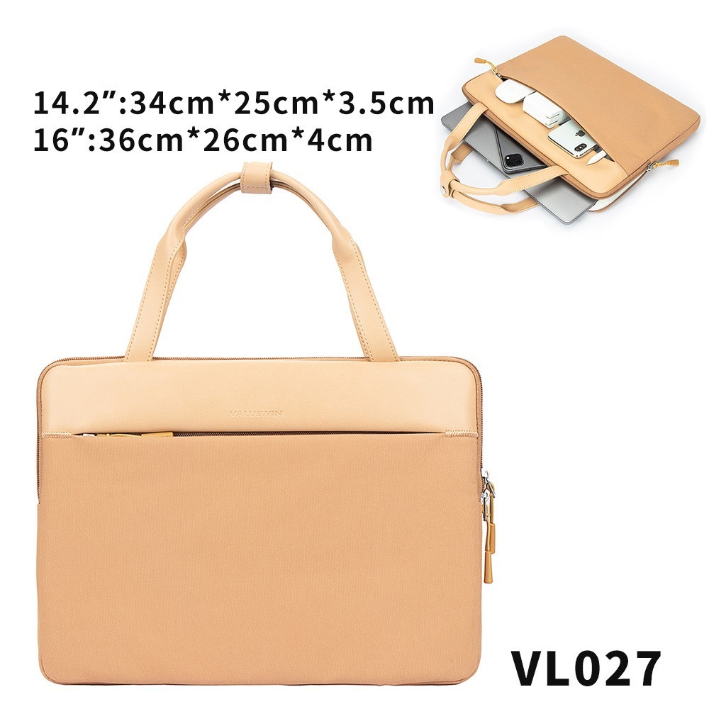 Laptop Bag Simple Two Colors Waterproof Ipad Laptop Sleeve Laptop Bag Girl Portable – Bild 7