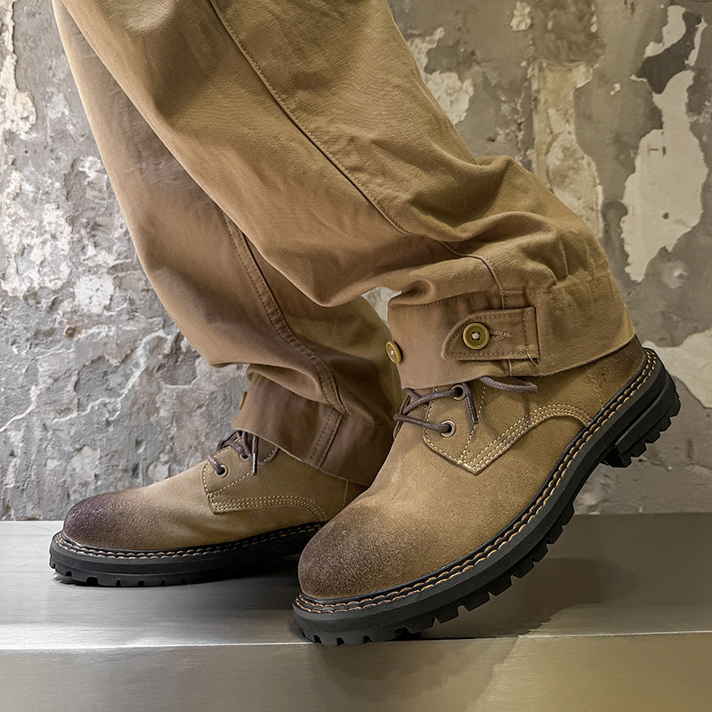 Outdoor Wear-resistant Short Boots Matte Leather Boots - Image 4