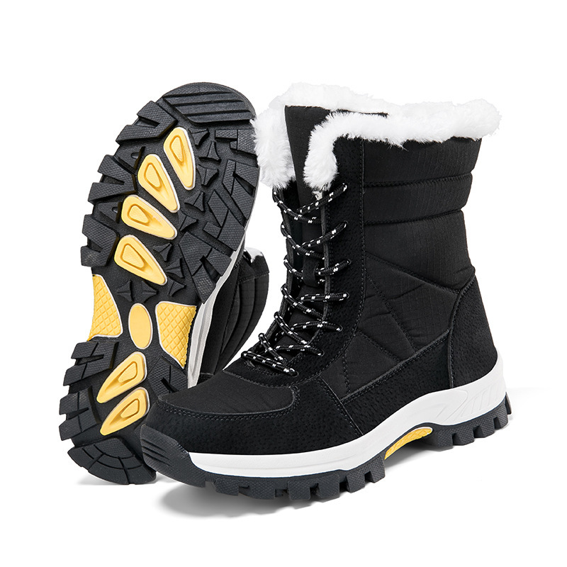 Cotton-padded Shoes Waterproof Non-slip Outdoor Mid-calf Cold-proof Snow Boots - Image 4