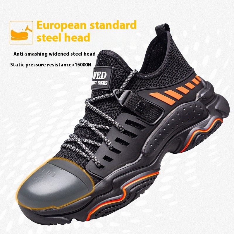 Safety Protection Shoes Flying Woven Steel Toe Cap — изображение 2