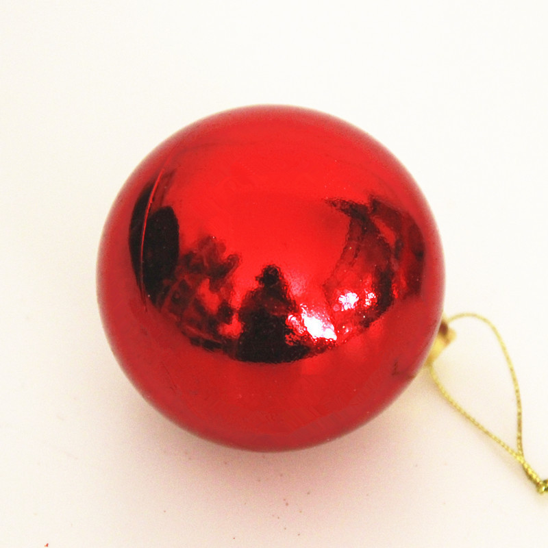 Festival Supplies Painted Ball 6cm24 Pcs Pendant Electroplating - Image 2