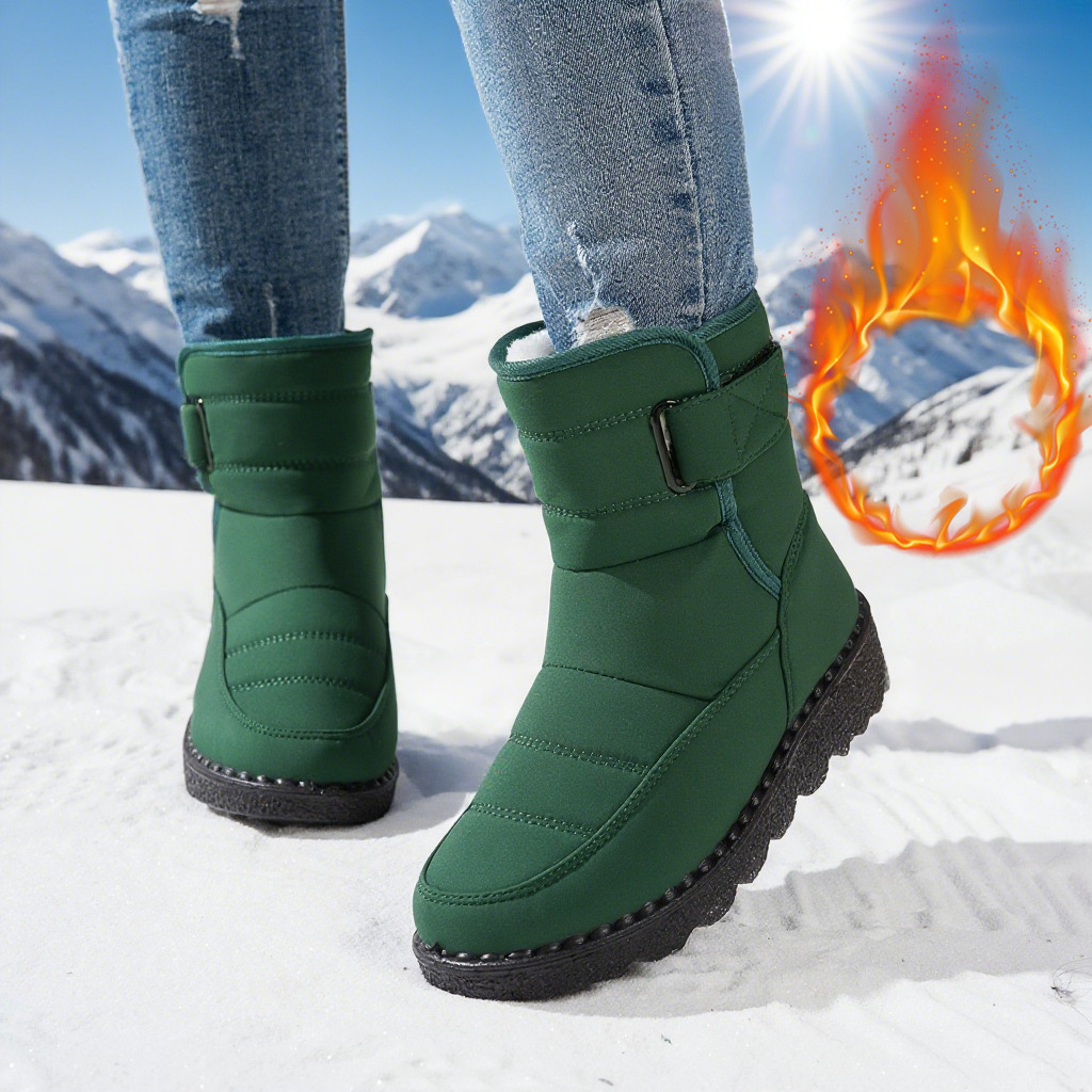 Snow Boots For Women Plus Size Plus Velvet Warm Cotton Boots - Image 2