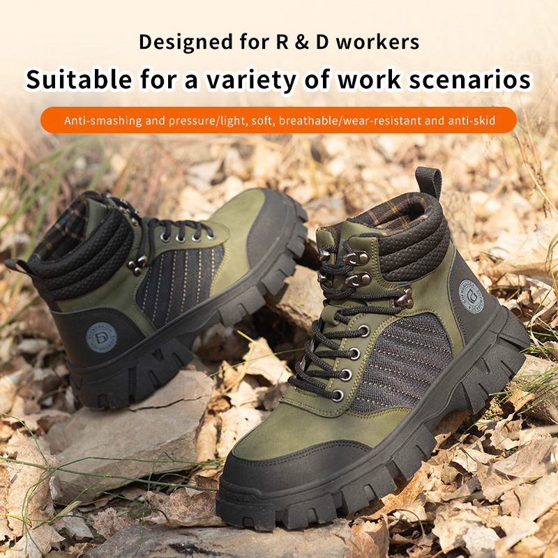 Men's Safety And Comfort Work Anti Smashing Safety Shoes — изображение 3
