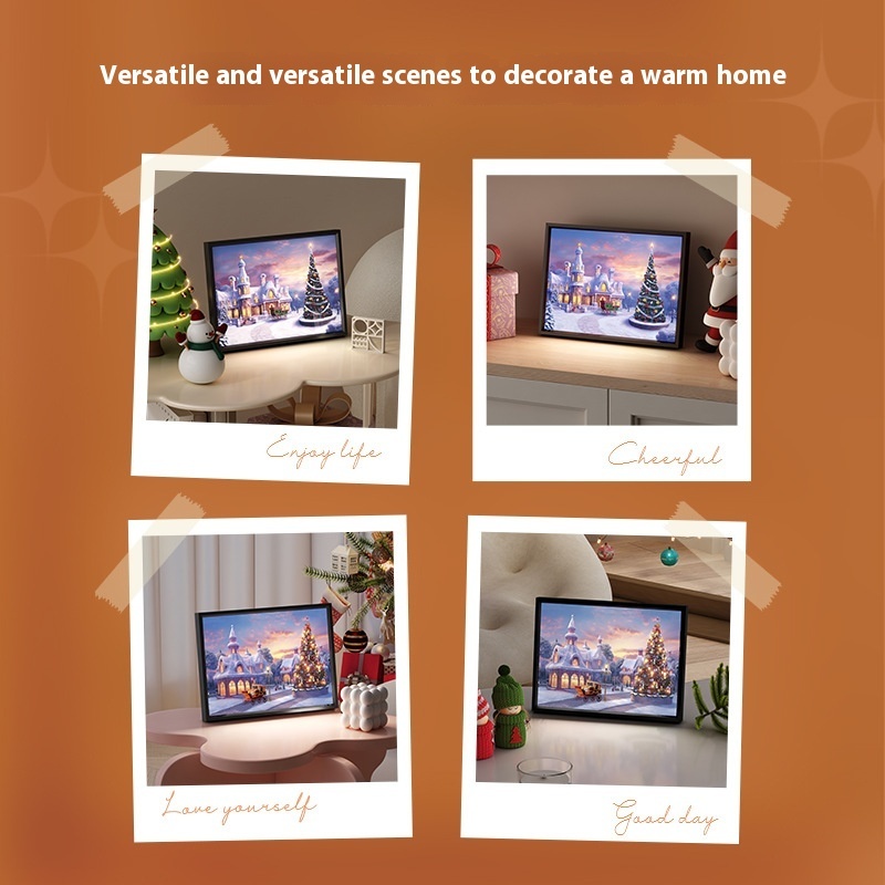 Christmas Small Gift Mini Bluetooth Speaker Painting — изображение 5