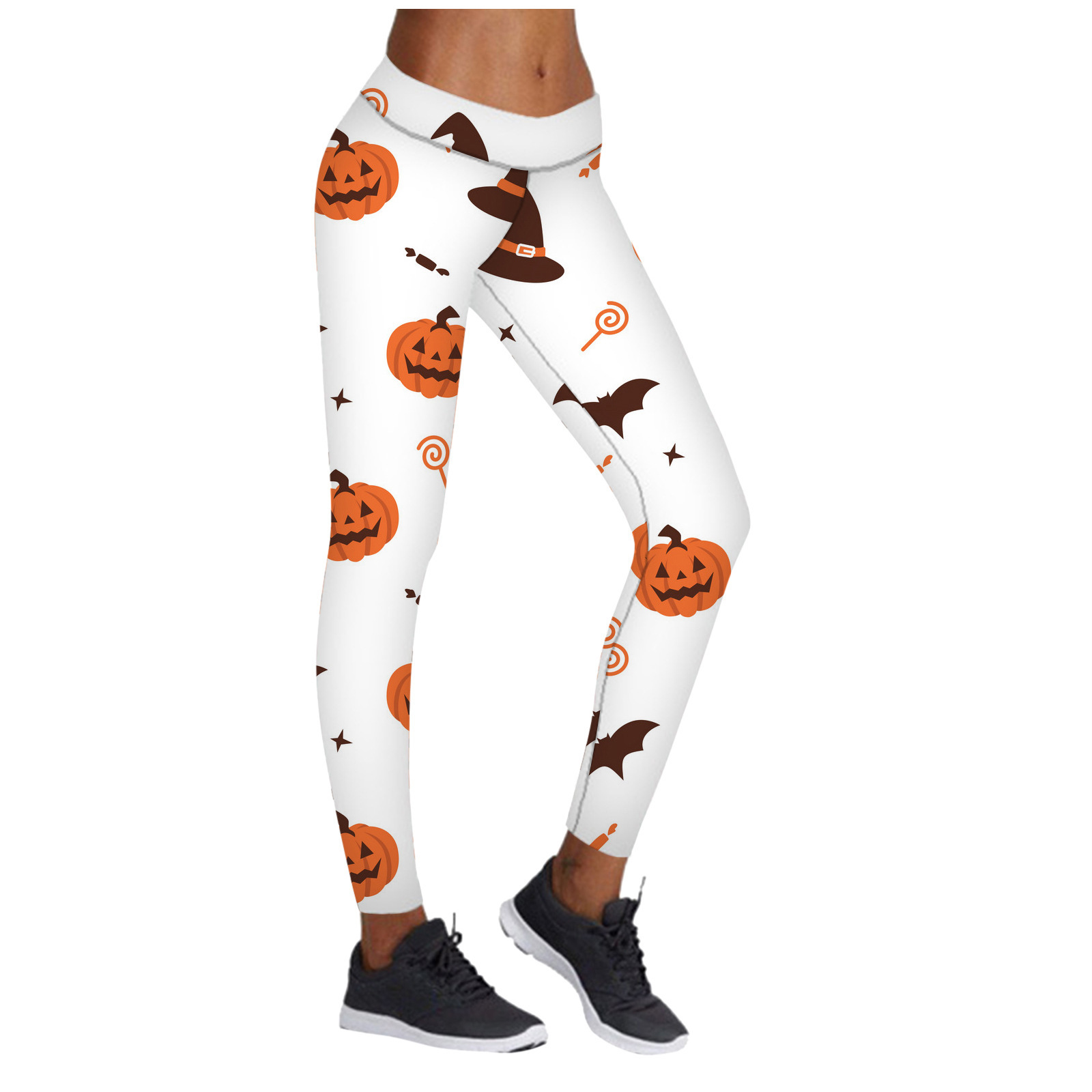 Printed Leggings Halloween Sports Yoga Pants High Stretch Pencil Pants — изображение 2