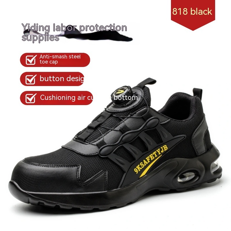 Safety Shoes Men's Flying Woven Breathable Type Safety Shoes – Bild 6